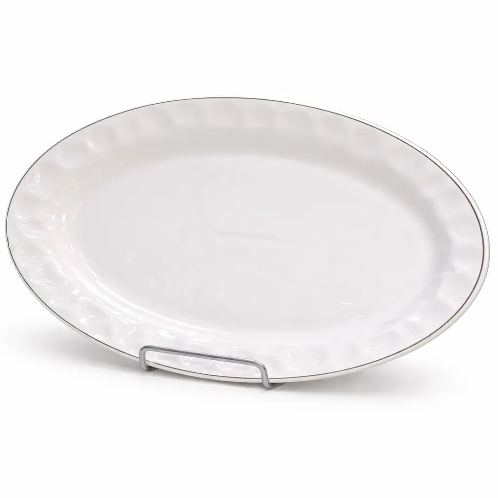 H ASSIETTE 12 OVAL REF C001236 001236
