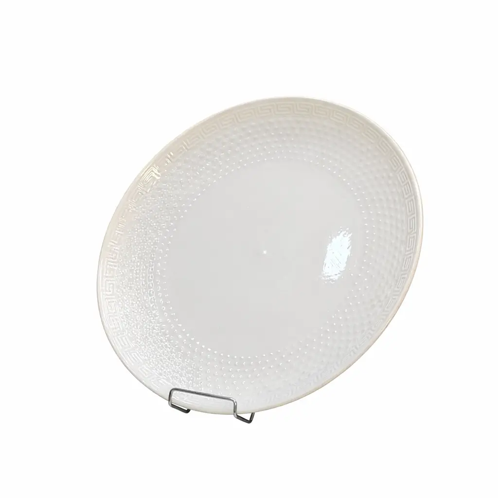 SA ASSIETTE CERAM 16 VERSACE BLANC 000954